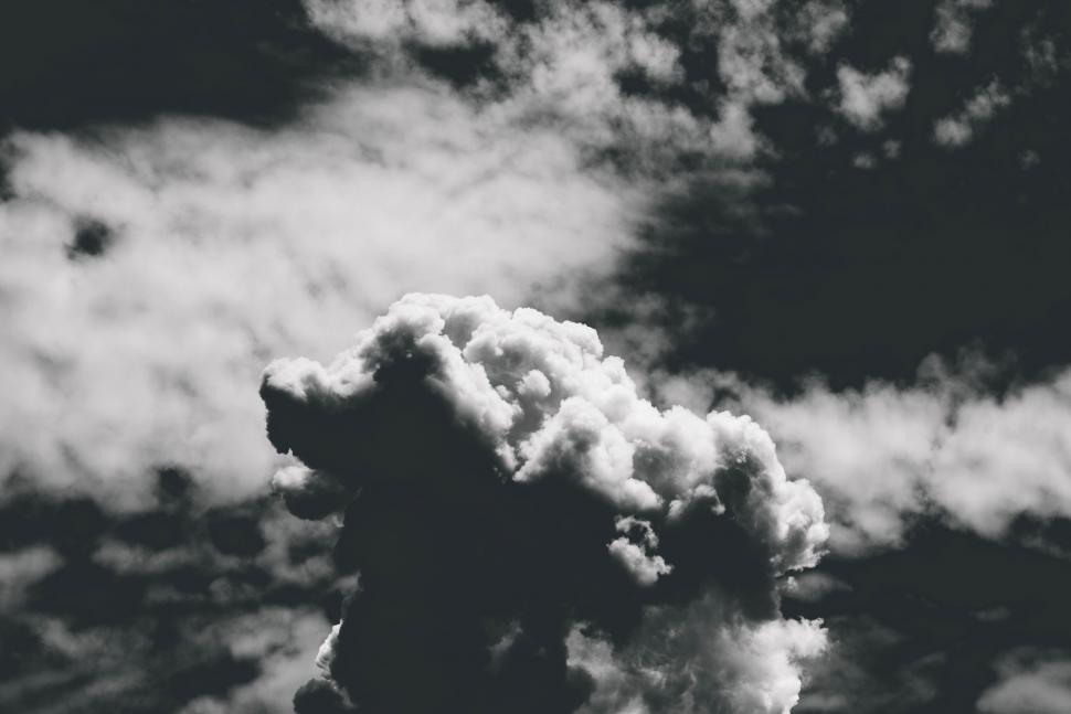 Free Image of Billowing Cloud of Smoke 