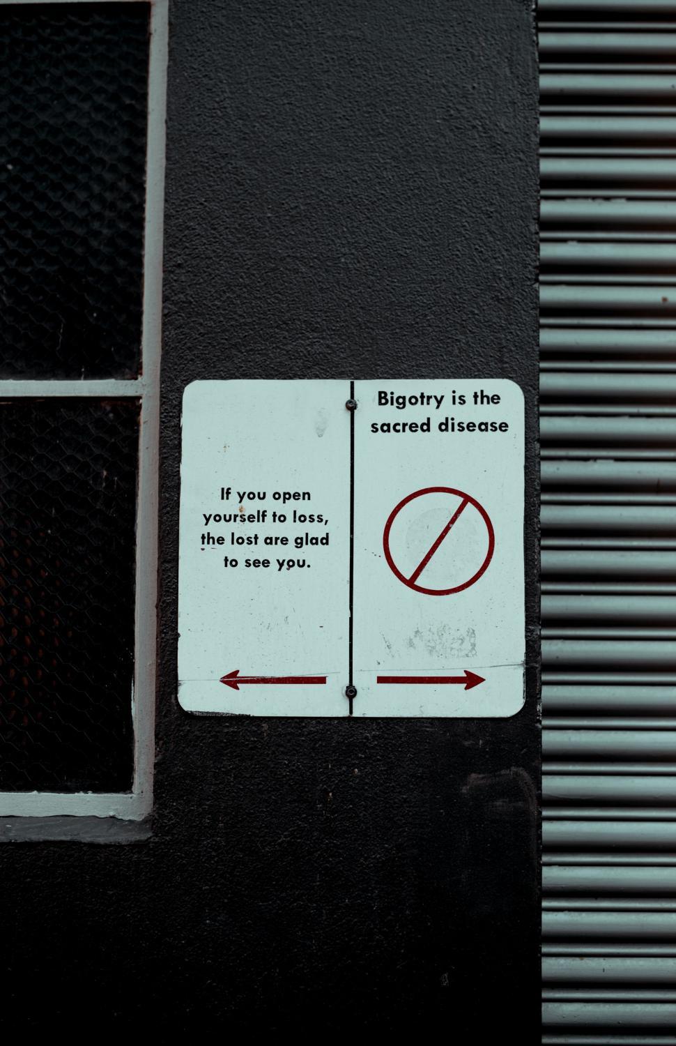 Free Image of Sign on the Side of a Building 