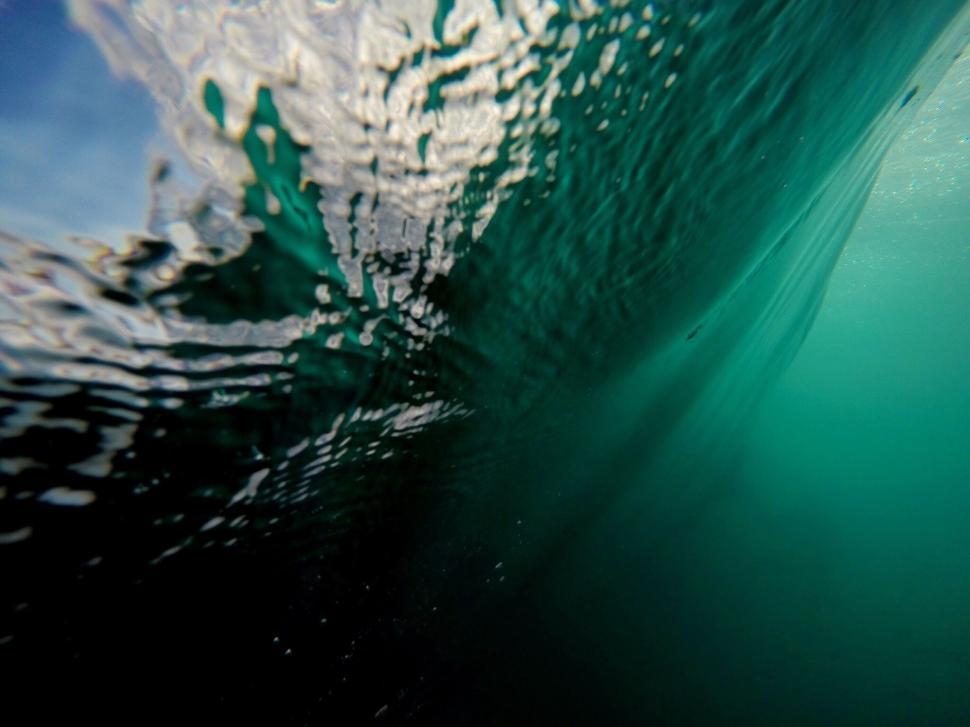 Free Image of Close Up of a Wave in the Water 