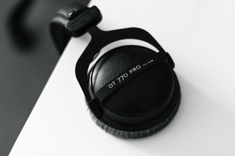 Free Image of Headphones Resting on Table 