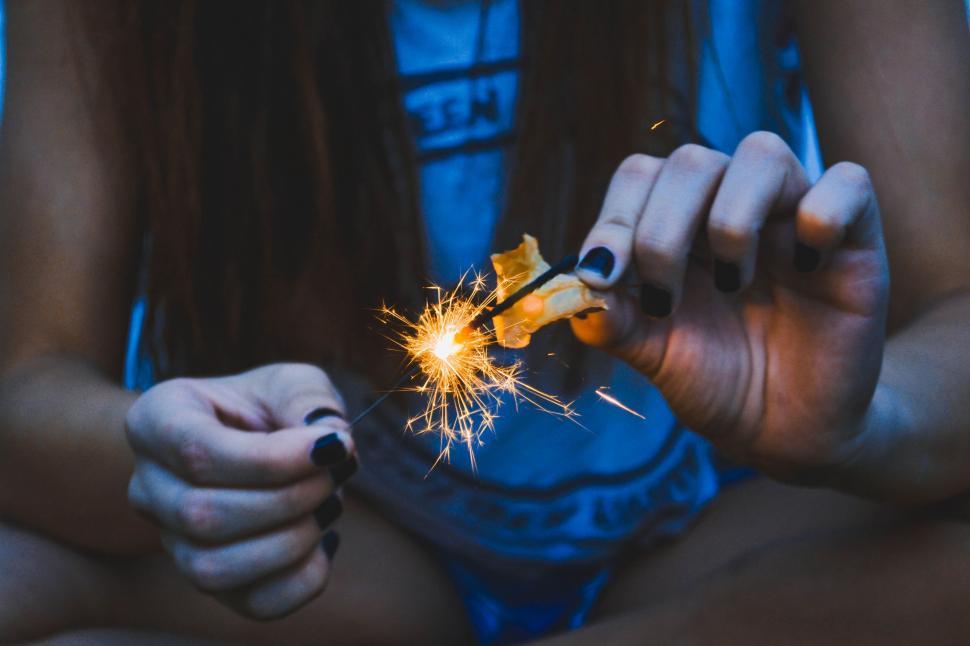 Free Image of Person Holding a Lighter 