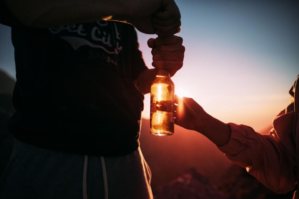 Free Image of Person Holding Jar With Light Inside 
