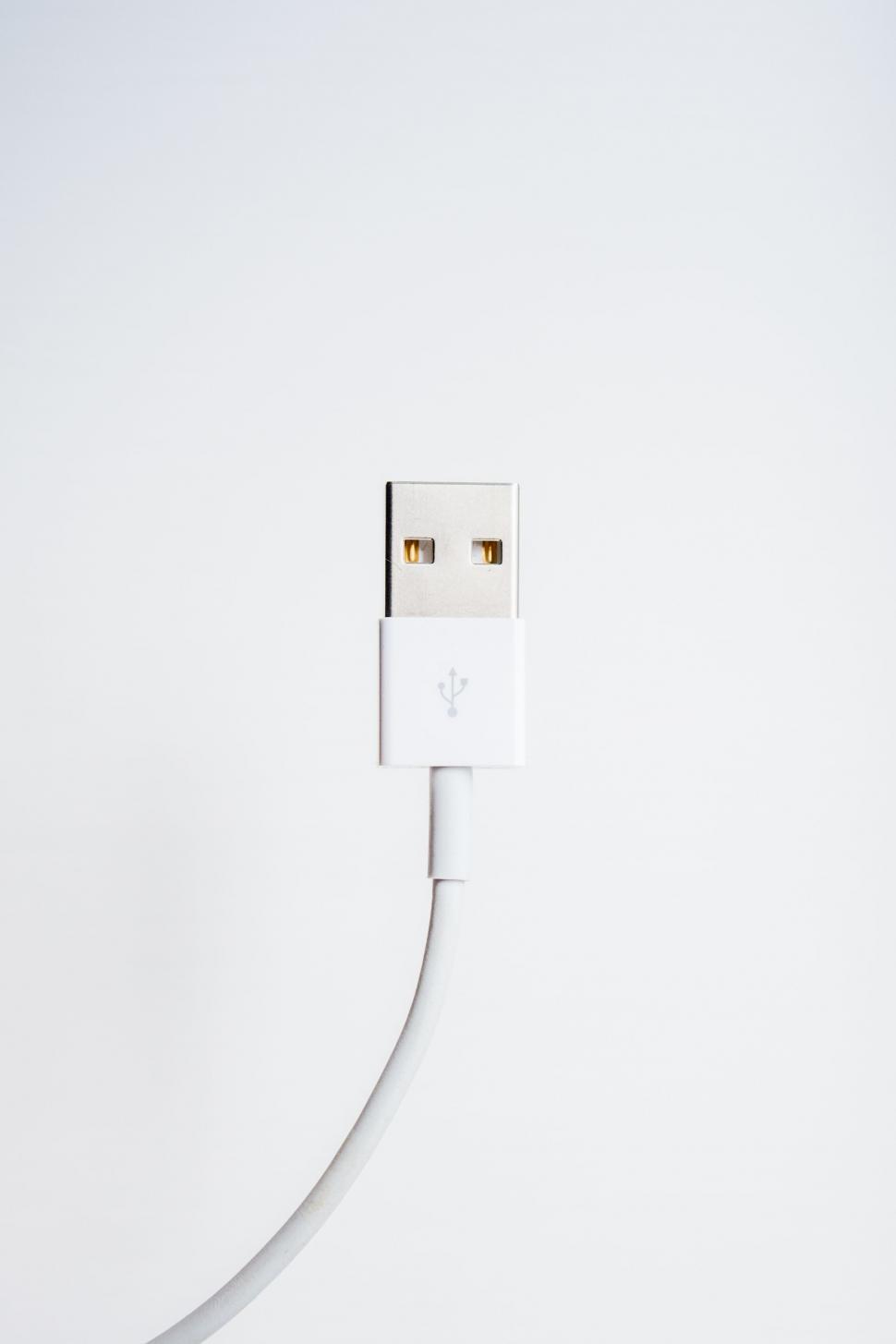 Free Image of Close Up of White Wall Charger 