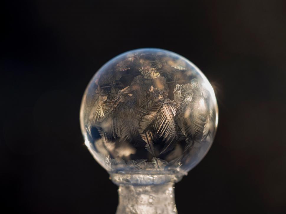 Free Image of Glass Ball With Ship Inside 