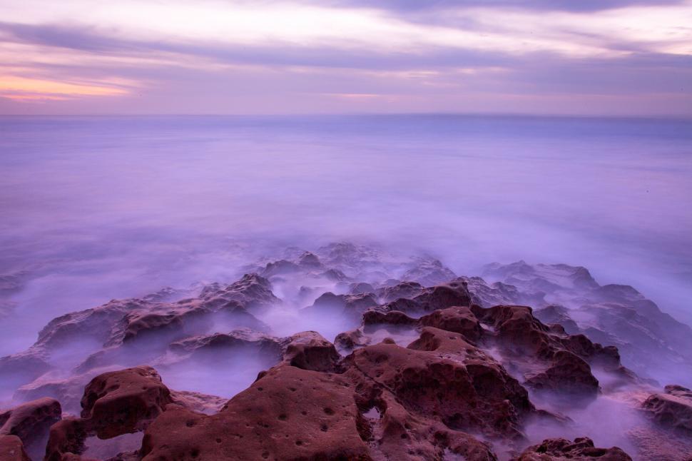 Free Image of Ocean View From Rocky Shore 
