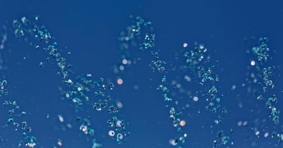 Free Image of Floating Group of Bubbles in the Air 