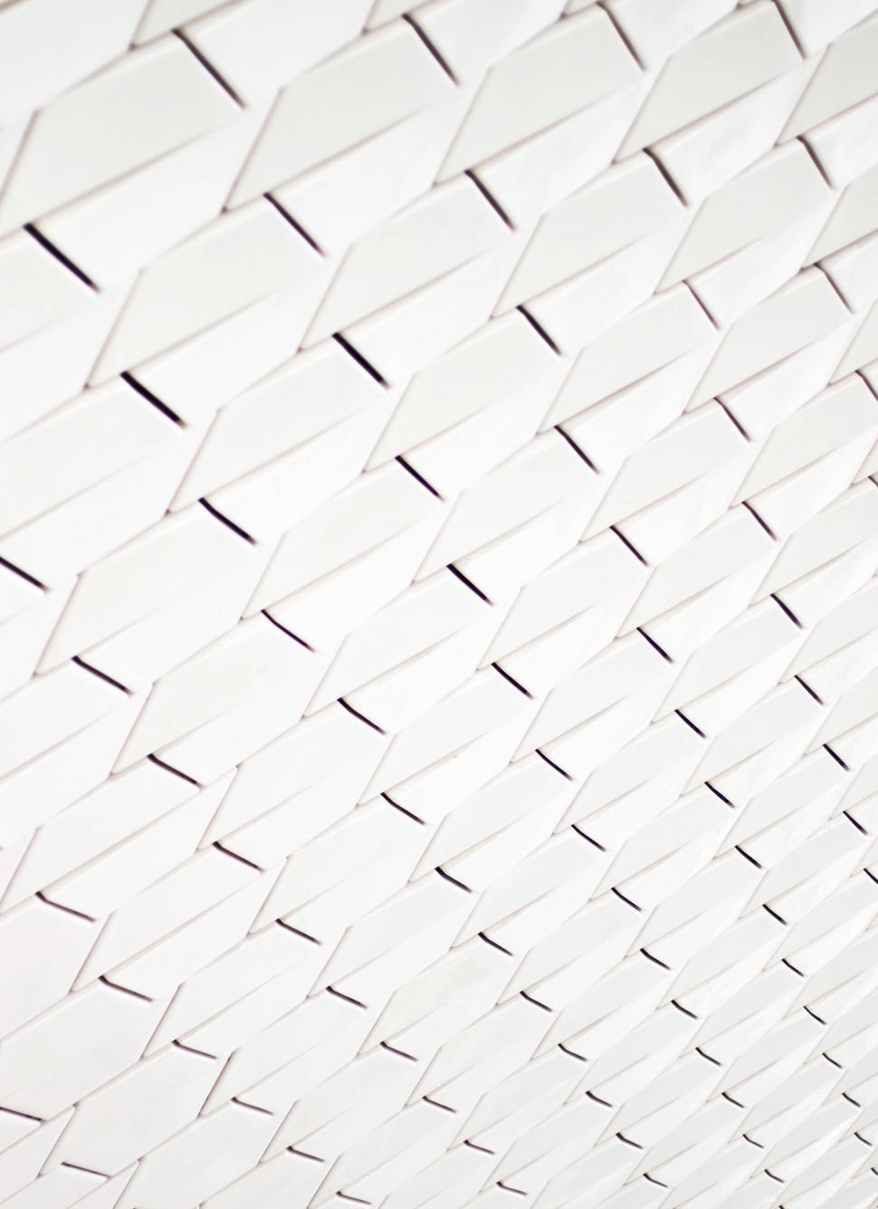 Free Image of Close Up of White Ceiling With Pattern 