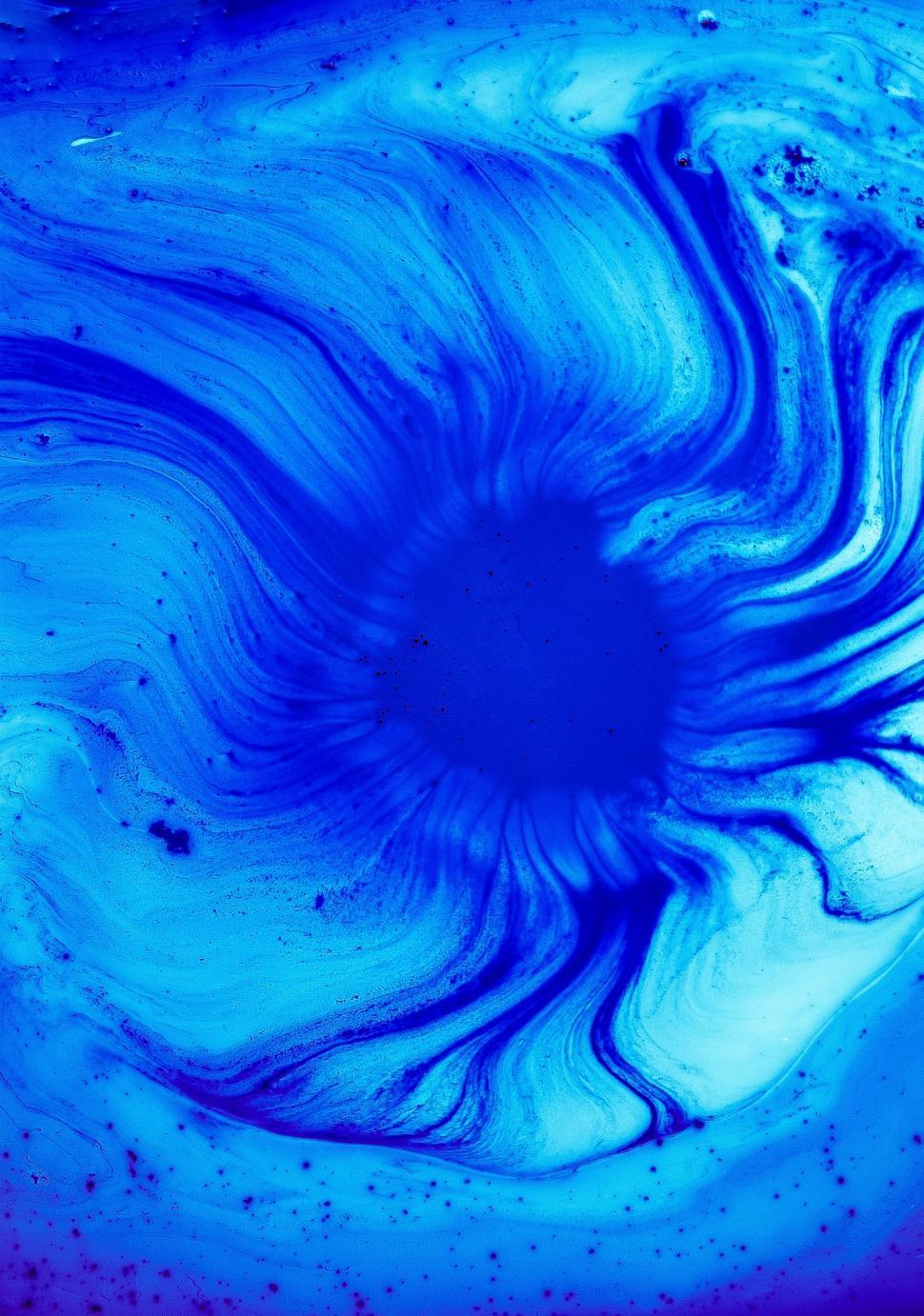 Free Image of Close-Up of Blue and Black Substance 