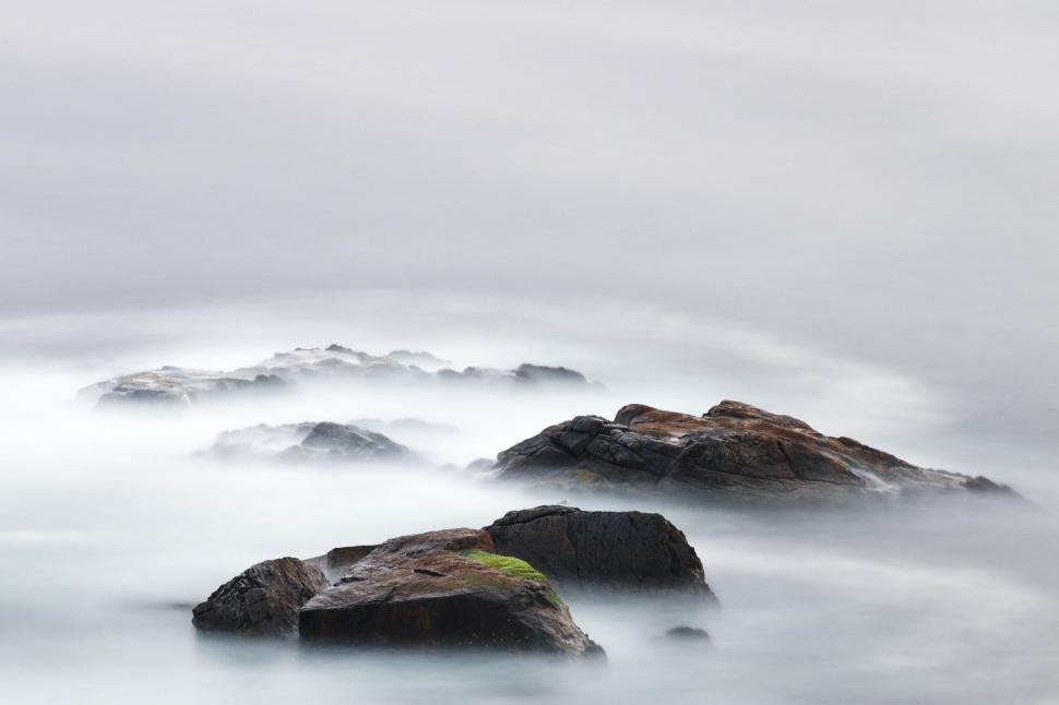Free Image of Rocks in the Water 