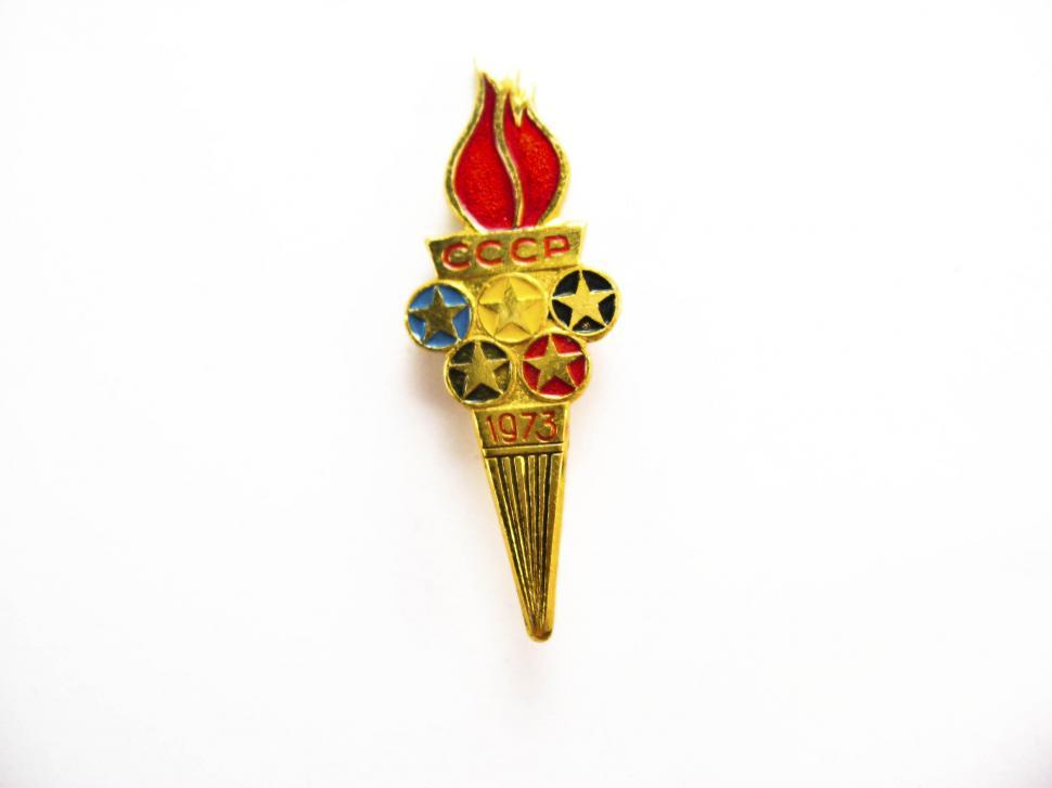 Free Image of Moscow olympic pin 