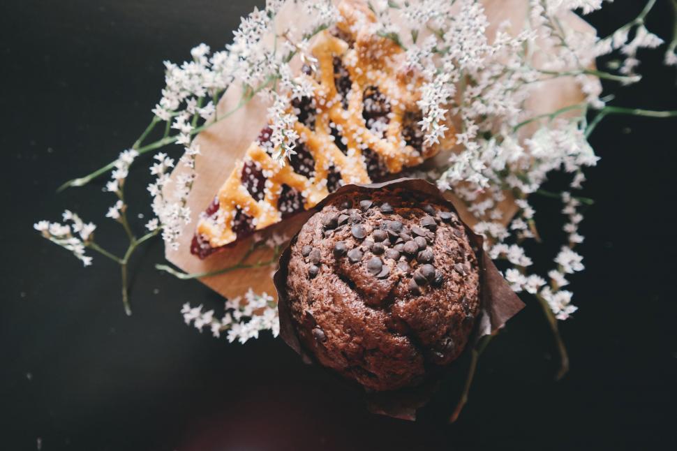 Free Image of Close Up of a Muffin on a Table 