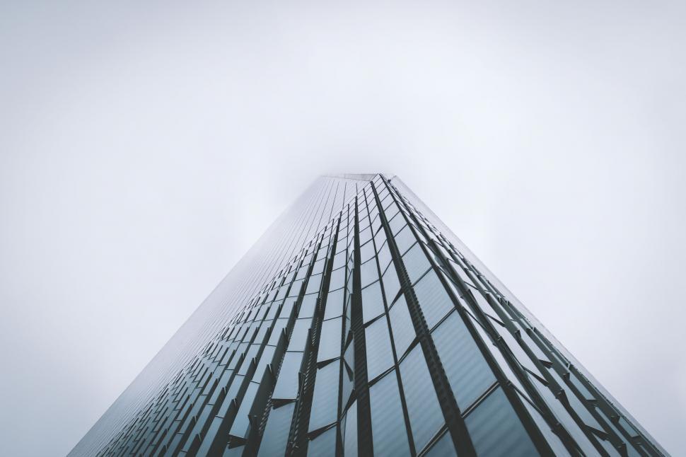 Free Image of Tall Building Against Skyline 