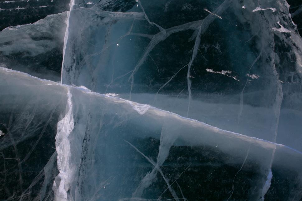 Free Image of Close Up of Ice on the Ground 