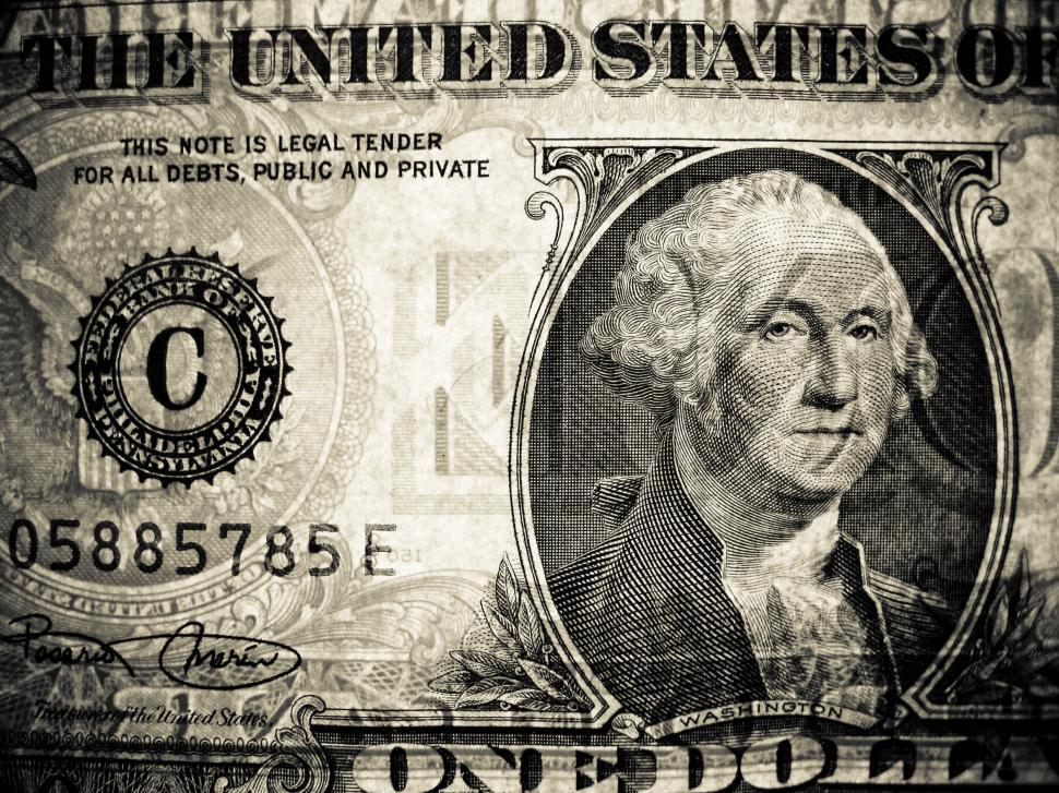 Free Image of one dollar bill 