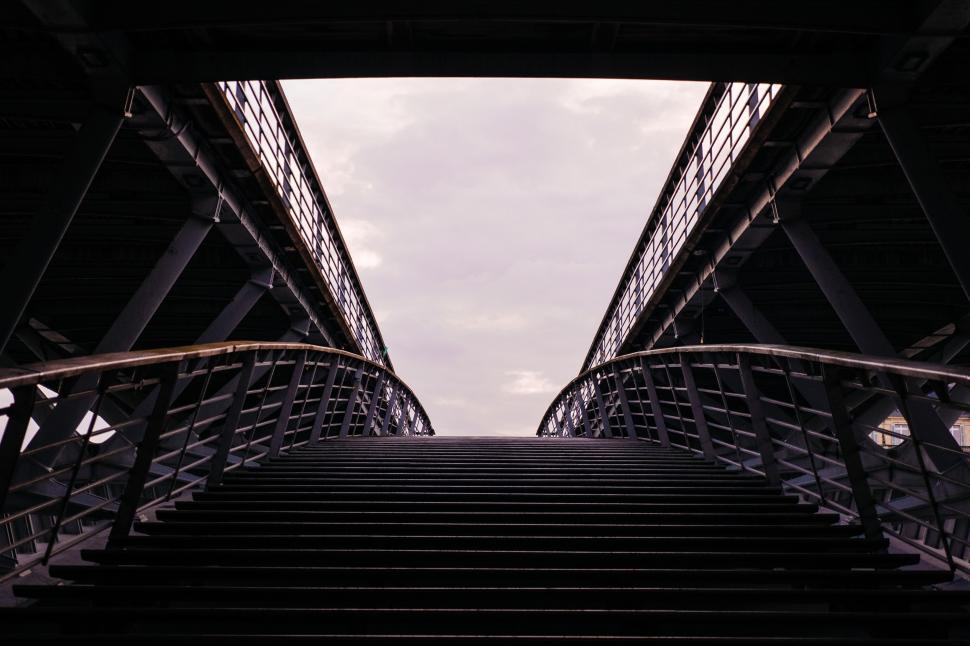Free Image of Stairs Ascending Into the Sky 