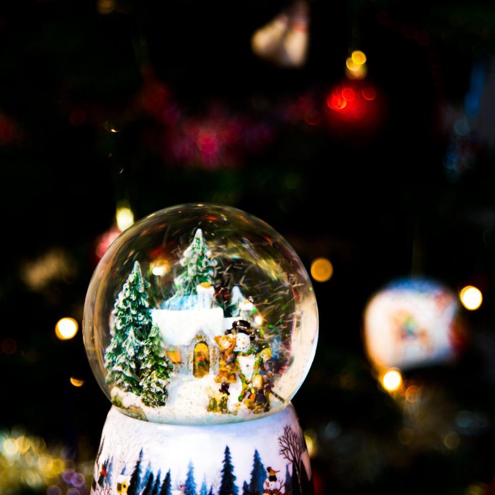 Free Image of Snow Globe on Table 